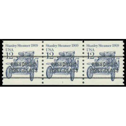 2132b 12c Stanley Steamer Very Fine MNH Dry Gum PNC 1/3 R0332
