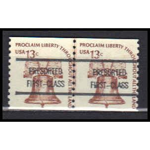1618a 13c Liberty Bell Fine MNH Dry Gum CLP Gap 1L PreCnx CA0246