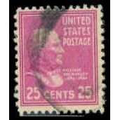 Used 829 25c William McKinley Just Clears M08128