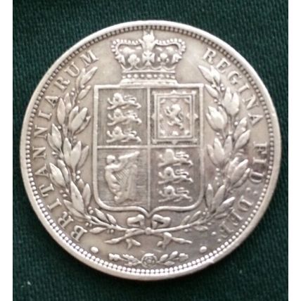 Queen Victoria 1883 Silver Half Crown High Grade Lovely Coin