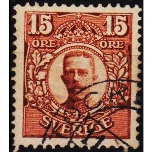 Sweden. 1910 15ore S.G.74 Used