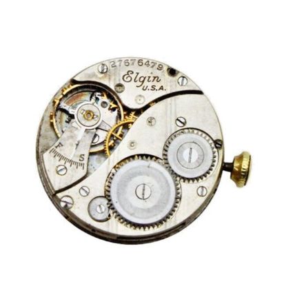 Elgin USA Grade 430 Size 6/0s 7 Jewels Vintage Watch Movement Parts or Repair