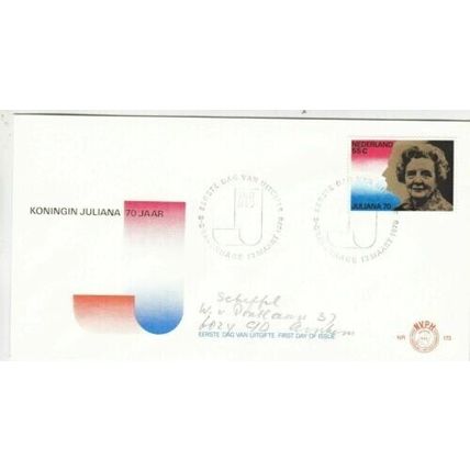 Netherlands 1979 Queen Juliana FDC special cancel written VGC No 173