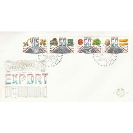 Netherlands 1981 Industrial + Agricultural Exports FDC Unaddressed VGC No.196