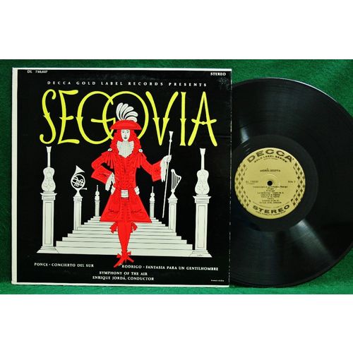 Andres Segovia/Jorda - Segovia-Ponce/Rodrigo - DL 710027 - VG+