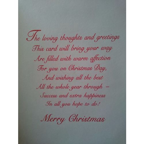 For you Grandad at Christmas - Glitter card ** L@@K CLEARANCE SALE