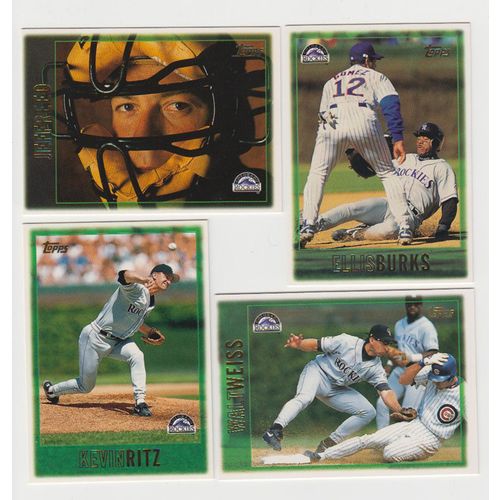 1997 Topps baseball Colorado Rockies team set- 16 cards- NM