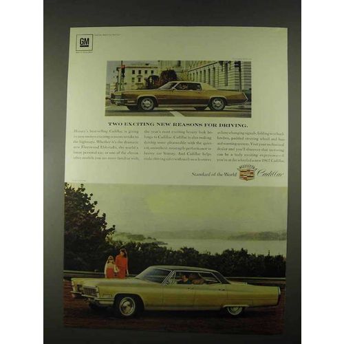 1967 Cadillac Sedan De Ville and Fleetwood Eldorado Ad