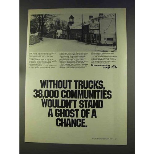 1977 ATA American Trucking Association Ad - Communities