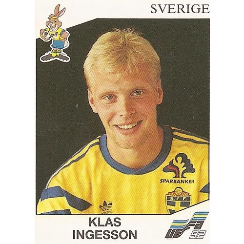 Panini's UEFA Euro Sweden '92 Stickers: No.29 - Ingesson