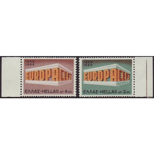 Greece 1969 SG 1106-7 UMM with margins - Europa/CEPT (G-023-02)