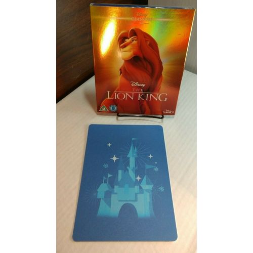 The Lion King (Blu-ray,REGION FREE)Collector Slipcover+Disney Postcard - NEW~