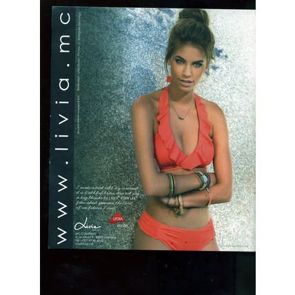 LIVIA MONTE CARLO SWIMSUIT CATALOG 2014 Printed in Monaco EXC. 16 pg 8" x 9 1/2"