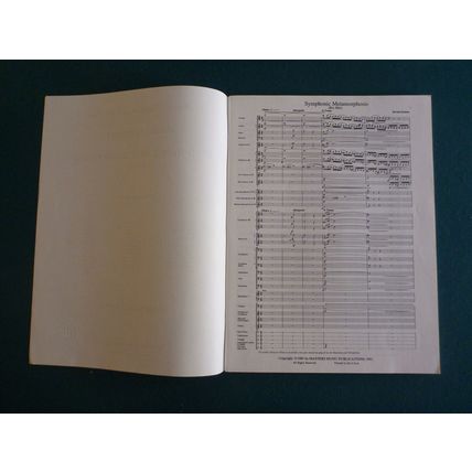 HIROSHI HOSHINA - Symphonic Metamorphosis for Concert Band - Full Score
