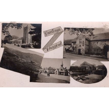 Greetings From Chagford Devon RPC Postcard