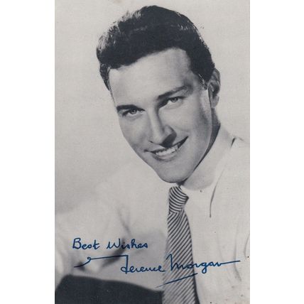 Terence Morgan Vintage Rare Signed Photo Postcard