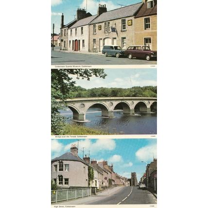 High Street Coldstream Museum 3x 1970s Postcard s