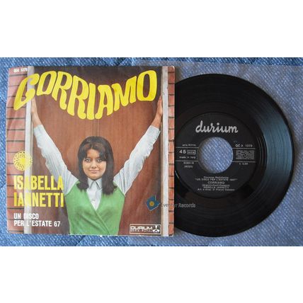 Isabella Iannetti Corriamo/Chiedilo Al Tuo Cuore 1967 7inch single Pop Ita