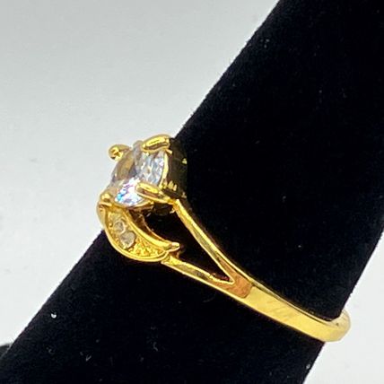 Ring Zircon Angel Wing #488