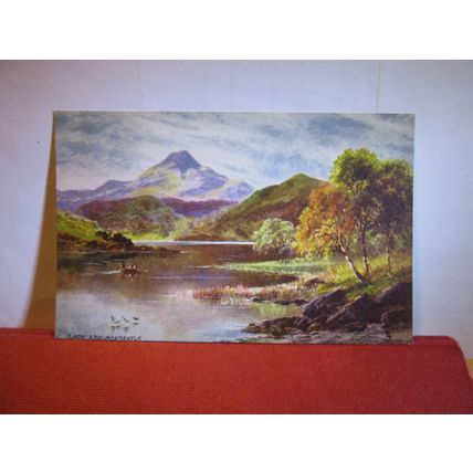 LOCH ARD, ABERFOYLE unused antique postcard by Raphael Tuck. 'Oilette' =