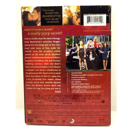 Gossip Girl The Complete First Season 1 - 2008 DVD (5-Disc Set) (L34)