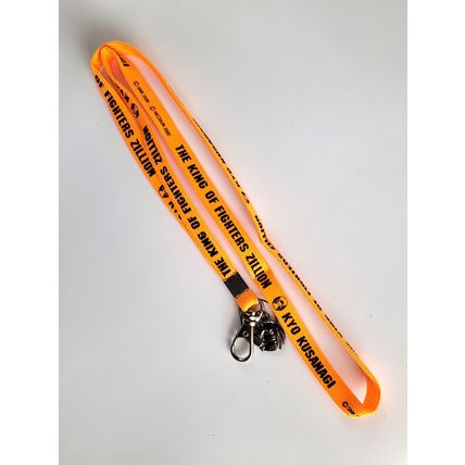 The King Of Fighters Zillion Lanyard w/ Kyo Head Charm - 2000 SNK KOFZ HK Comics