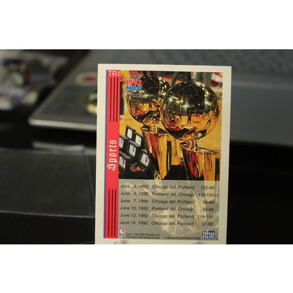 1993 nba hoops basketball championship series card#tr1