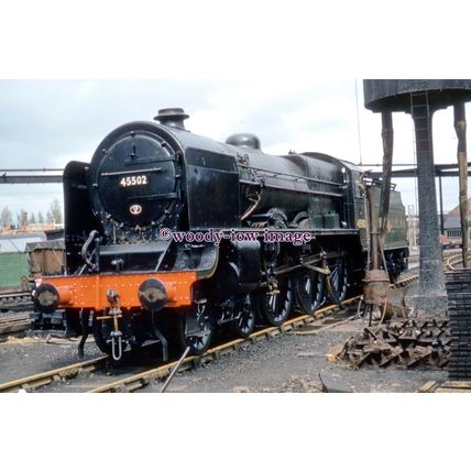 pu3158 - Engine No.45502 at Royal Naval Division, Crewe Works - print 6x4