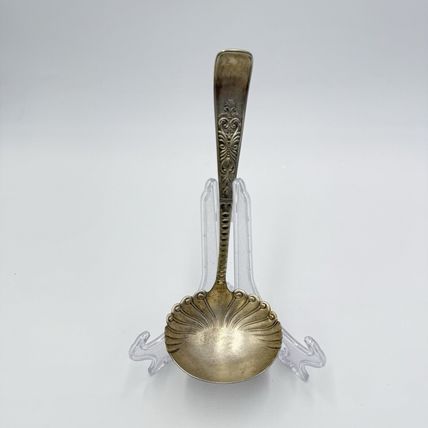 Rogers & Hamilton 1896 Antique Shell Spoon Silverplate Ornate Victorian