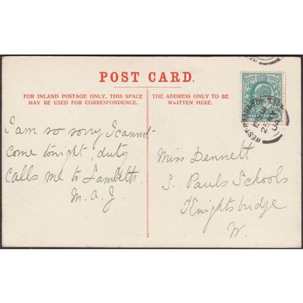 Balliol College & Martyrs' Memorial, Oxford, 1904 - Postcard