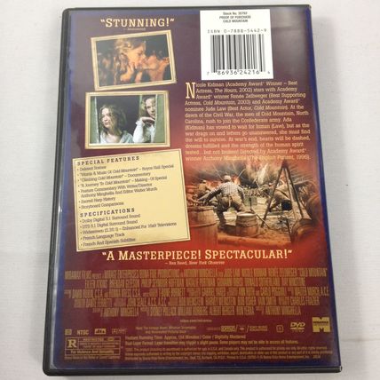 Cold Mountain - 2003 - War/Romance - Rated R - 2 Disc DVD - Used