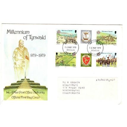 FDC IOM - Millennium of Tynwald - 979 - 1979 Postmark Douglas 16 May 1979