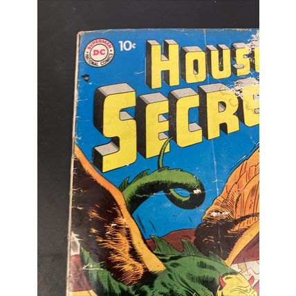 House of Secrets #9 GD+ Last Caveman Sky Dragon Doomsday Drum Horror & Sci-Fi