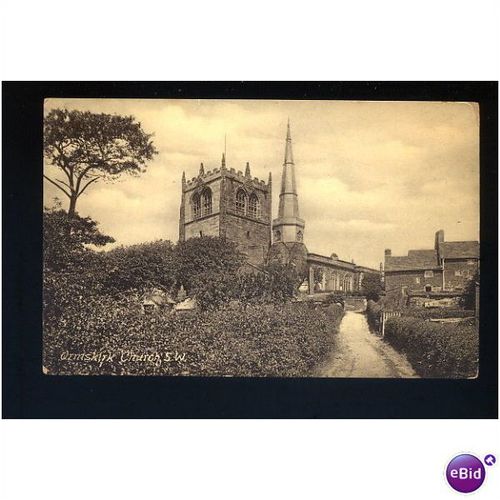 Lancashire ORMSKIRK Church Postcard by Frith (34140)