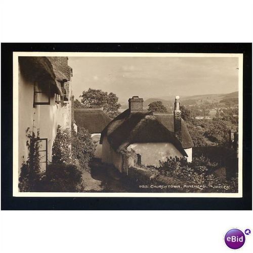 Somerset MINEHEAD Churchtown Postcard by Judges 925