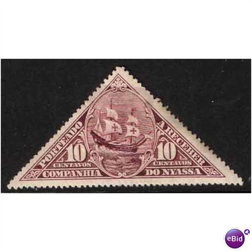 Nyassa Company Stamp Postage Due SG D138 MM Mounted Mint