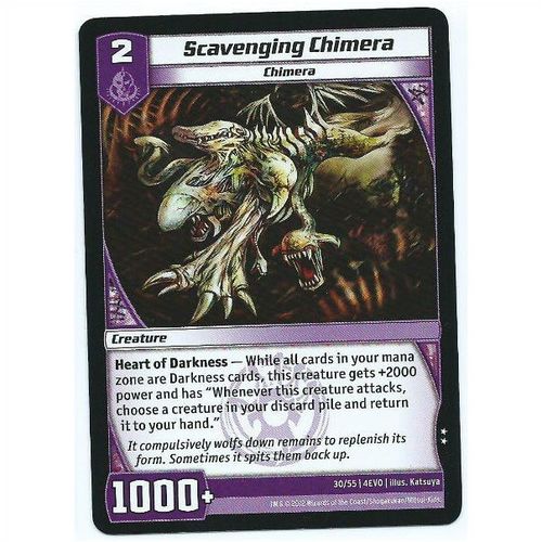 Kaijudo - Evo Fury - 30/55 - Scavenging Chimera