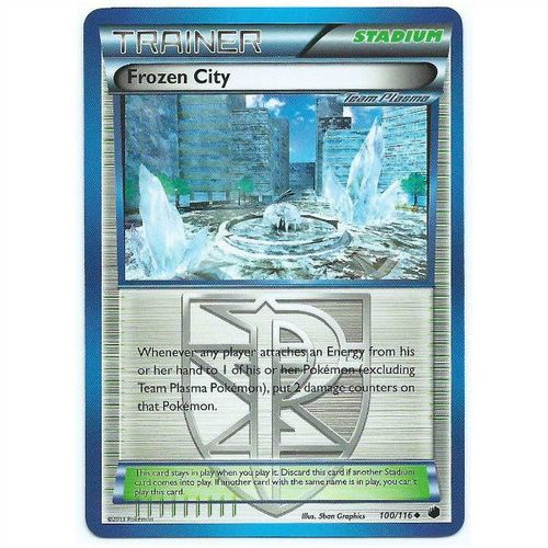 Pokemon Black & White Plasma Freeze - #100/116 - Frozen City