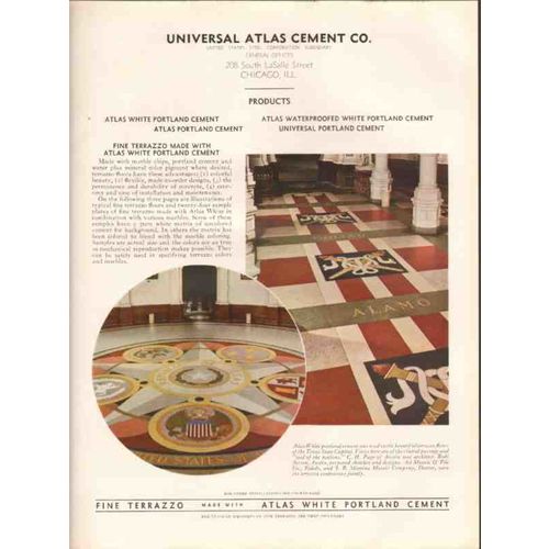 universal atlas cement company 1938 terrazzo portland vintage catalog