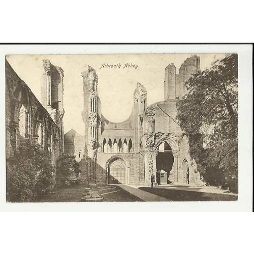 Angus ARBROATH Abbey Postcard by Valentine