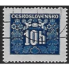 Po Mi 67: 10 h. blue Postage Due Stamp.