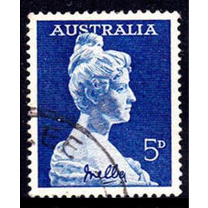 Australia 1961 Dame Nellie Melba 5d Used Stamp..