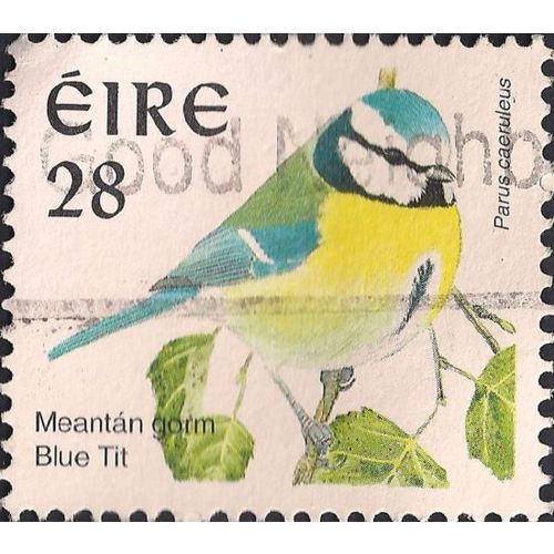 EIRE, BIRDS, Blue Tit, white 1997, 28, #2
