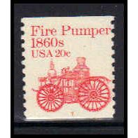 1908 20c Fire Pumper Fine MNH Dry Gum CNS 7 PA5713