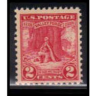 645 2c Valley Forge Fine MNH O1002