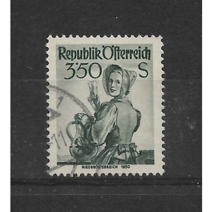 Austria.SG1140 3s 50 "Niederosterreich 1850".Fine Used.Aug22f