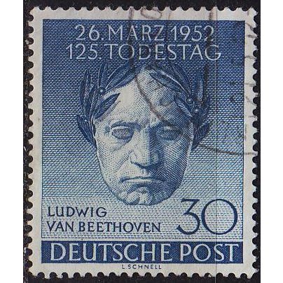 GERMANY BERLIN [1952] MiNr 0087 ( O/used ) [03] Musik