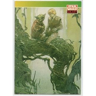 STAR WARS ' GALAXY series 1 ' card # 134 (1993)