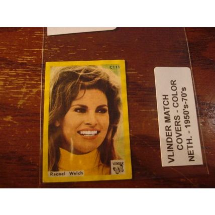 1950-1970, VLINDER Match Covers, 5-Covers, ELVIS/RAQUEL WELCH/NATALIE WOOD