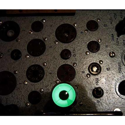 6E5S / 6G5G / 6E5G Magic Eye =C= Svetlana Soviet Vacuum Tube 2pcs 1950's TESTED